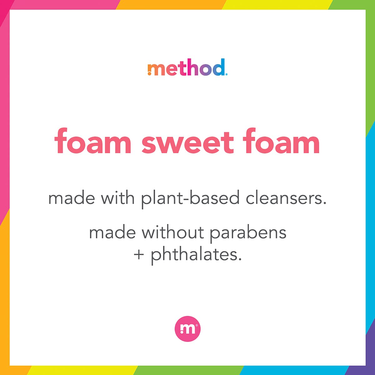 Method Foaming Hand Soap, Sweet Water, Paraben and Phthalate Free, Biodegradable Formula, 10 Fl Oz (Pack of 6)