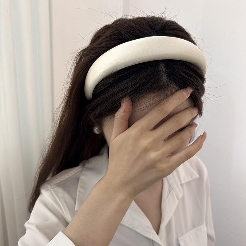 Lvyeer Padded Headbands for Women Fashion Non slip Comfortable Head Bands for Women (C)