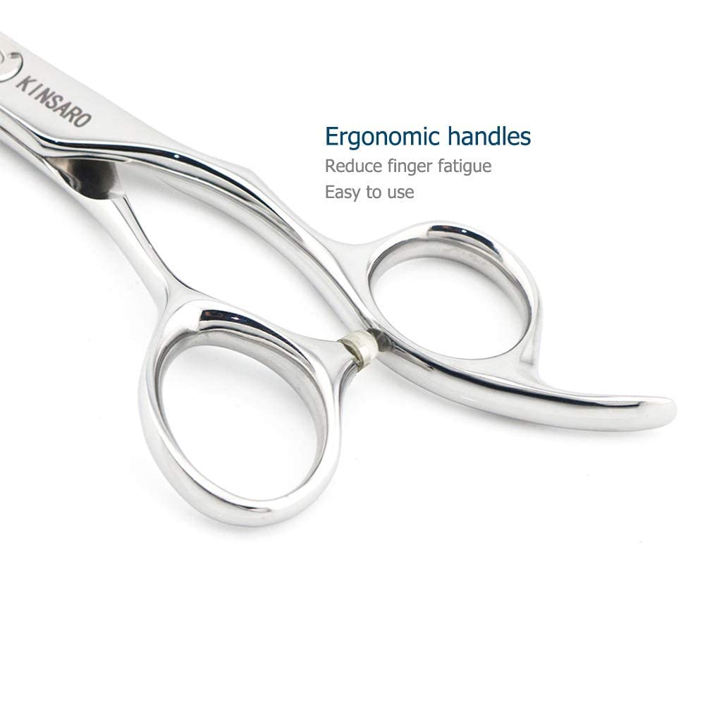 Barber Scissors Set 6 Inch Hair Scissors Set Hair Shears Professional Haircut Scissors Hairdresser Scissors Thinning Shears 440C Kinsaro