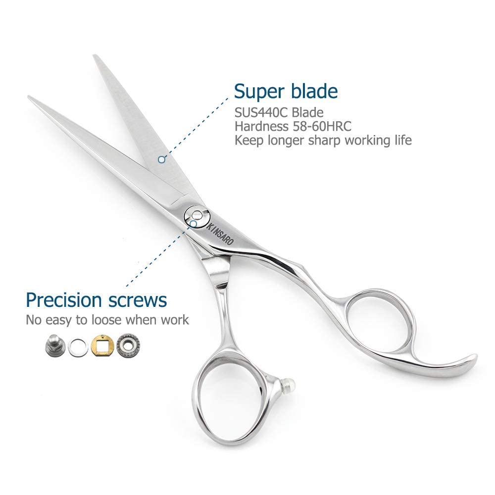 6 INCH Hair cutting shears and 5.75 INCH hair thinning scissors professional barber scissors