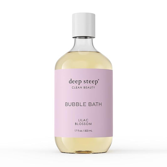 Deep Steep Classic Bubble Bath, Lilac Blossom, 17 Fluid Ounce