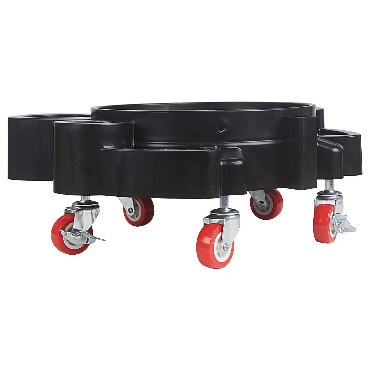 LCGP Bucket Dolly 5 Gallon Car Wash Professional Detailing Bucket Dolly with Heavy Duty Wheel Casters, Black