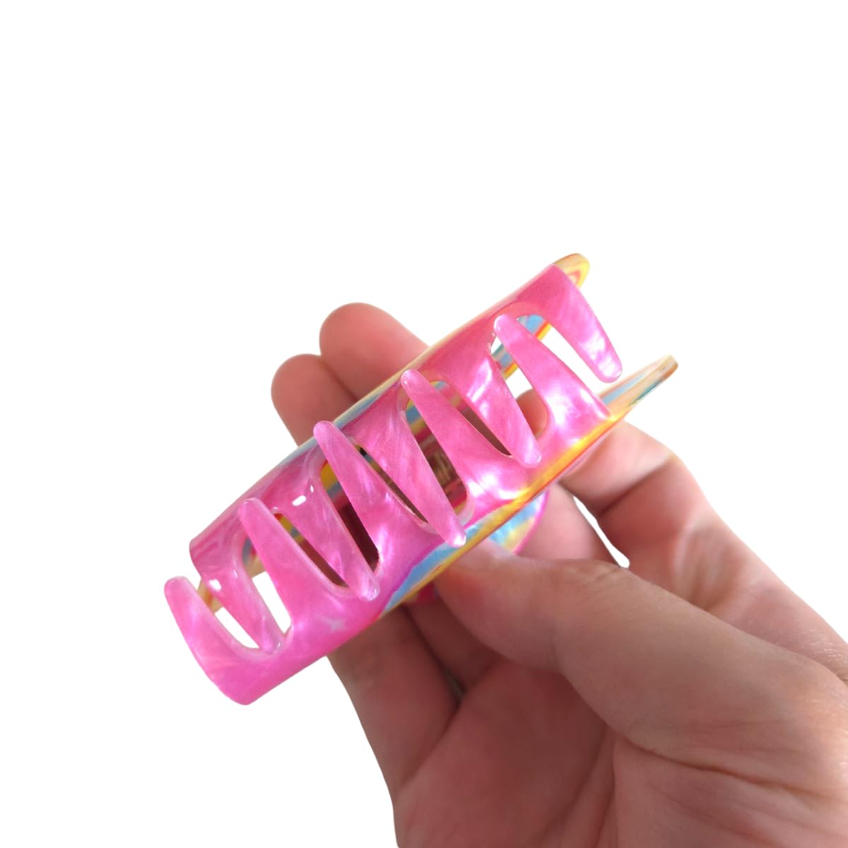 Clip Sugar Cartoon Planet Hair Clip,Acrylic Hair Clip,Small Claw Clip for Women, 1 Count (Pack of 1)