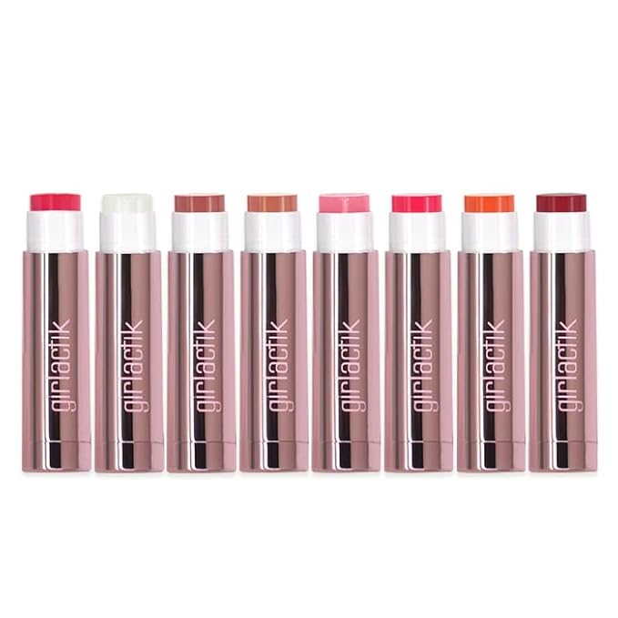 Girlactik Jello Gloss Balm – Hydrating Lip Gloss with Natural Shine, Pink Lemonade Scent, Moisturizing, and Smooth, Perfect for Everyday Lip Care with a Glossy Finish, 0.15 oz (Sparkliest)
