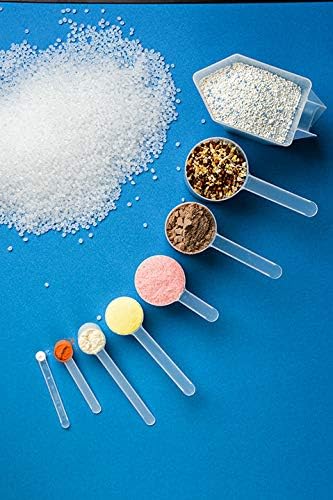 106 mL (106 CC | 3.58 Oz.) Long Handle Scoop for Measuring Coffee, Pet Food, Grains, Protein, Spices and Other Dry Goods (Pack of 5)