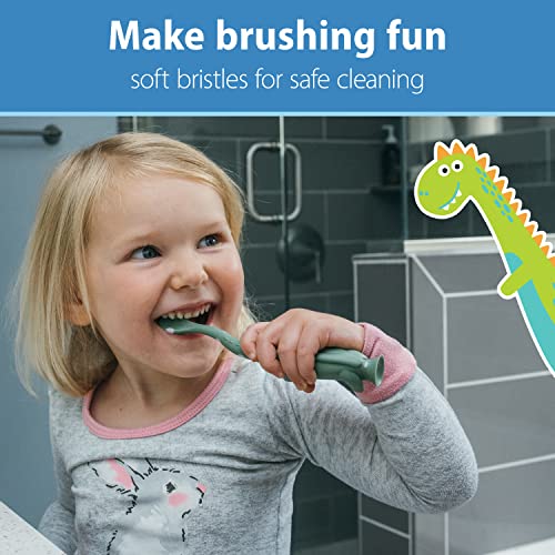 Dr. Brown's Infant-to-Toddler Toothbrush Set, Blue
