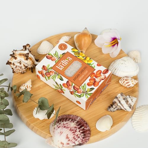 La Diva Organic Soap Collection - Hand Soap - Argan, Coconut Oil, Collagen, Donkey Milk, Lavender, and More - Premium Bar Soaps for Daily Hydration and Skin Nourishment (Argan)