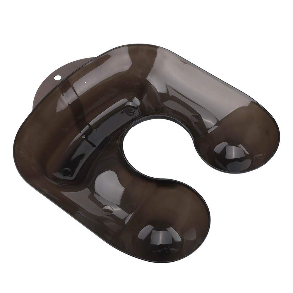 Light And Soft Comfortable Perm Container, Neck Shoulder Tray, Salon Shop Home Salon Tools Hair Salon Shop for Professional Stylist(Transparent black)