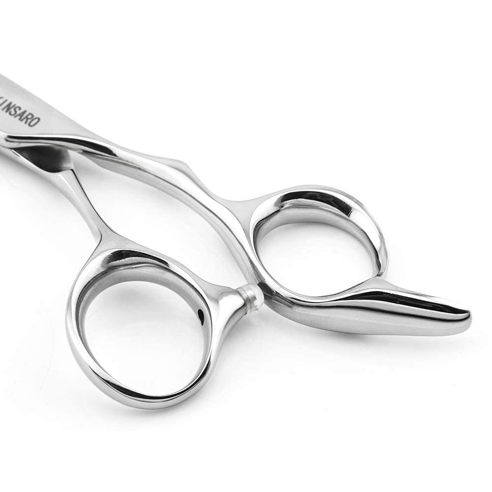 Hair Scissors Set 5.5 Inch Professional Hair Shears Hair Cutting Scissors Haircut Scissors Barber Scissors 5.75 Inch Thinning Shears 440C KINSARO