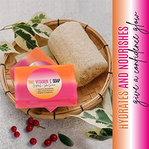 DERMAXGEN Organic Kojic acid & Vitamin C Soap Bar | Arbutin, Glutathione | Advanced Glowing formula, Replenish, & Radiant Skin | Pure Natural Pigmentation For Face & Body - 5 OZ Each (Pack 1)