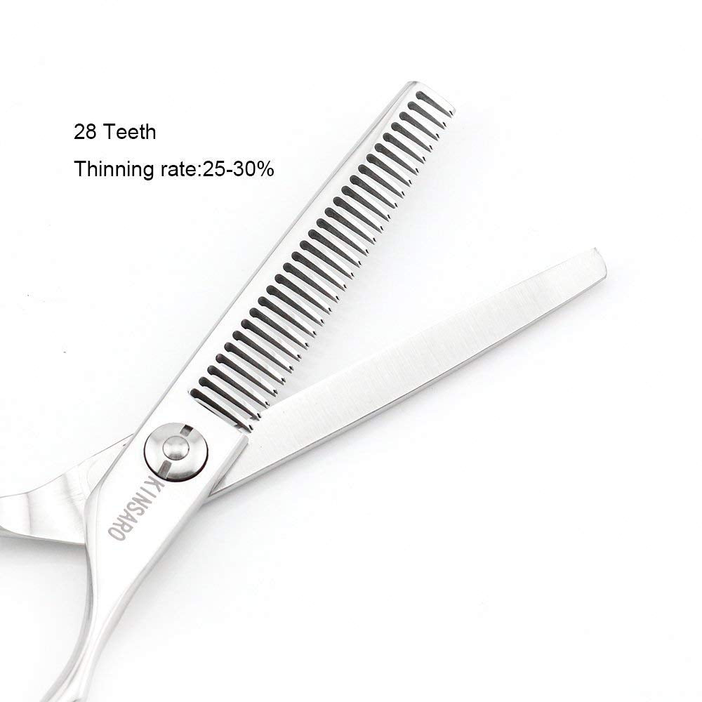 5.5 Inch Hair Cutting Scissors and 5.5 Inch Hair Thinning Scissors Professional Barber Scissors