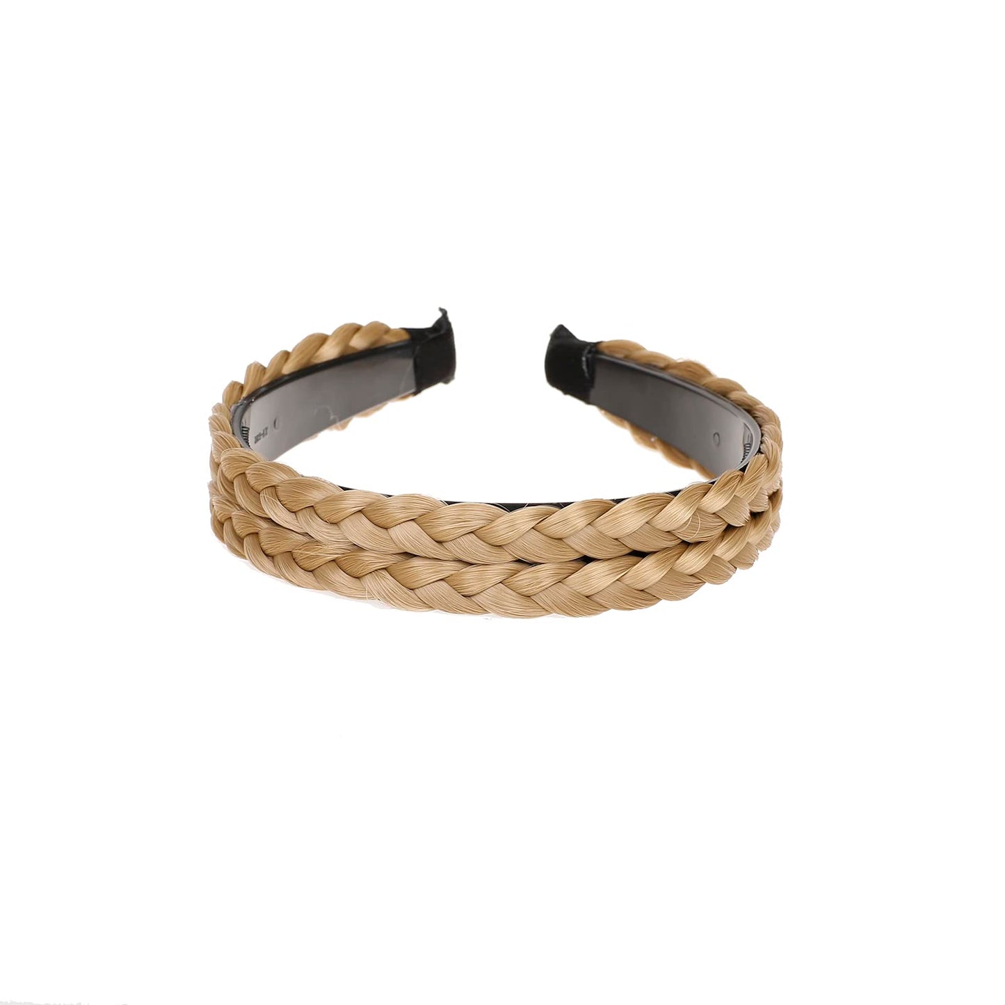 vowyore Braid headband Messy Double strand Wide Hair Classic Chunky Elastic Plaited Synthetic Braids Hairpiece Girl Women Hair Hoop