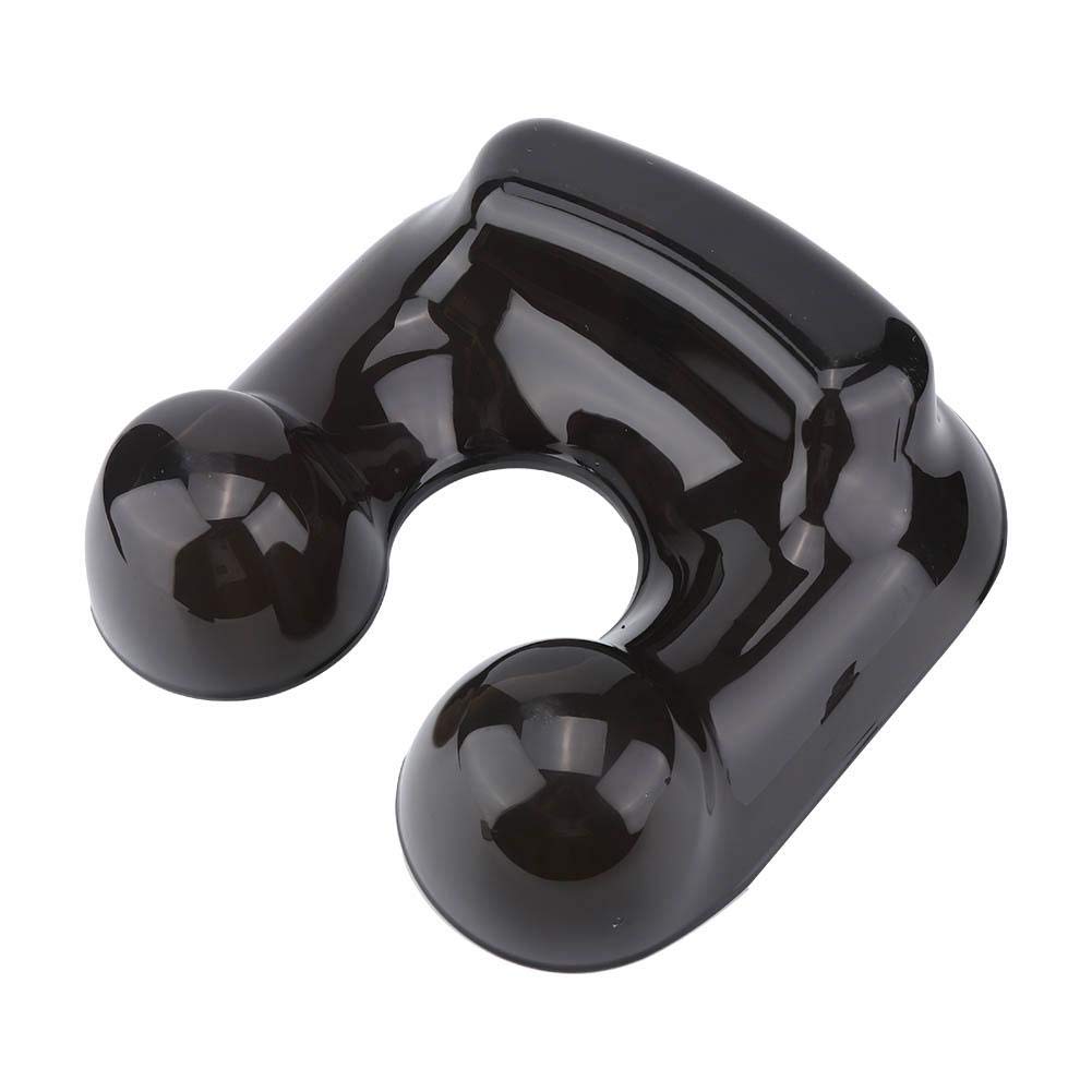 Light And Soft Comfortable Perm Container, Neck Shoulder Tray, Salon Shop Home Salon Tools Hair Salon Shop for Professional Stylist(Transparent black)