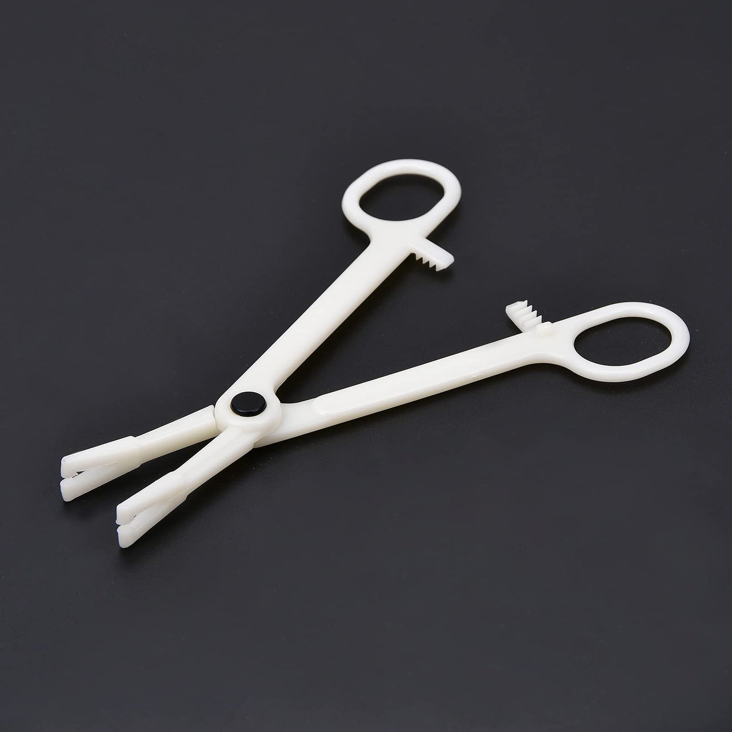 DJCIW 4PCS Disposable Piercing Clamps Set, Septum Clamps Piercing Forceps Piercing Clamps for Belly Navel Ear Piercing Septum Nipple Labret Eyebrow Tongue Nose Piercing