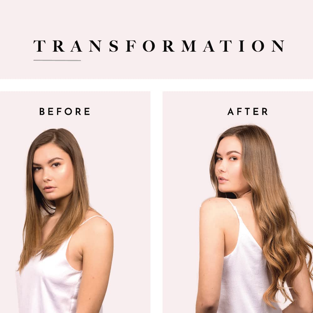Clip-In Hair Extension Set by Joi Hair, Clip Sewn Machine Weft, Premium Remy Human Hair, Full Set for Full Head, 120g, 160g, 220g 20" (160 Grams Joi Fuller for Medium Density, #826 Baby Ash Blonde)