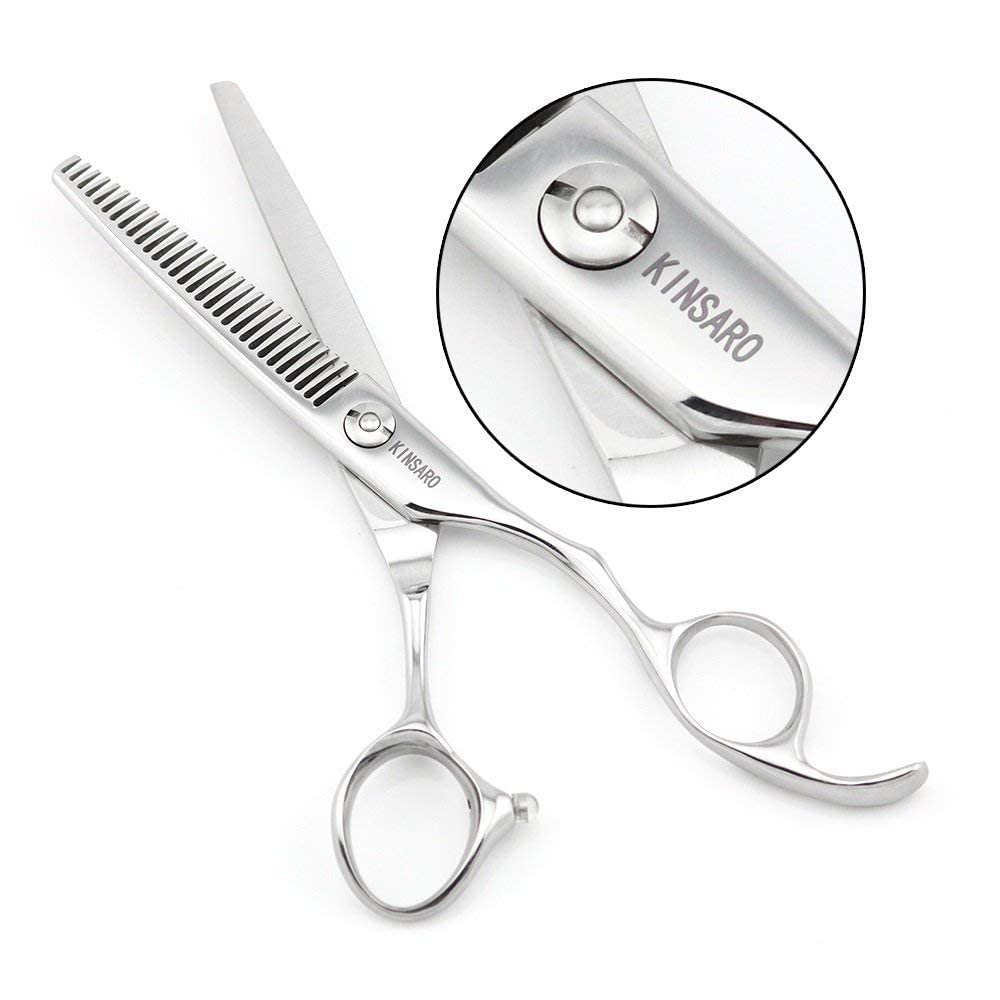 6 INCH Barber Scissors Hair Scissors Hair Cutting Scissors Hair Shears and 6 INCH Hair Thinning Scissors Thinning Shears Professional Hair Scissors Set Kinsaro