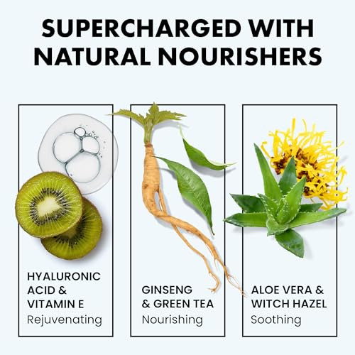 𝗧𝗢𝗣 𝟮𝟬𝟮𝟯* Hyaluronic Acid Face Serum - 2.5% Pure Hyaluronic Serum + 3% B5, Anti Wrinkle + Anti Aging Serum for Face with Vitamin C & E, Aloe - Antiaging Hydrating Serum, Hylunaric Acid Serum