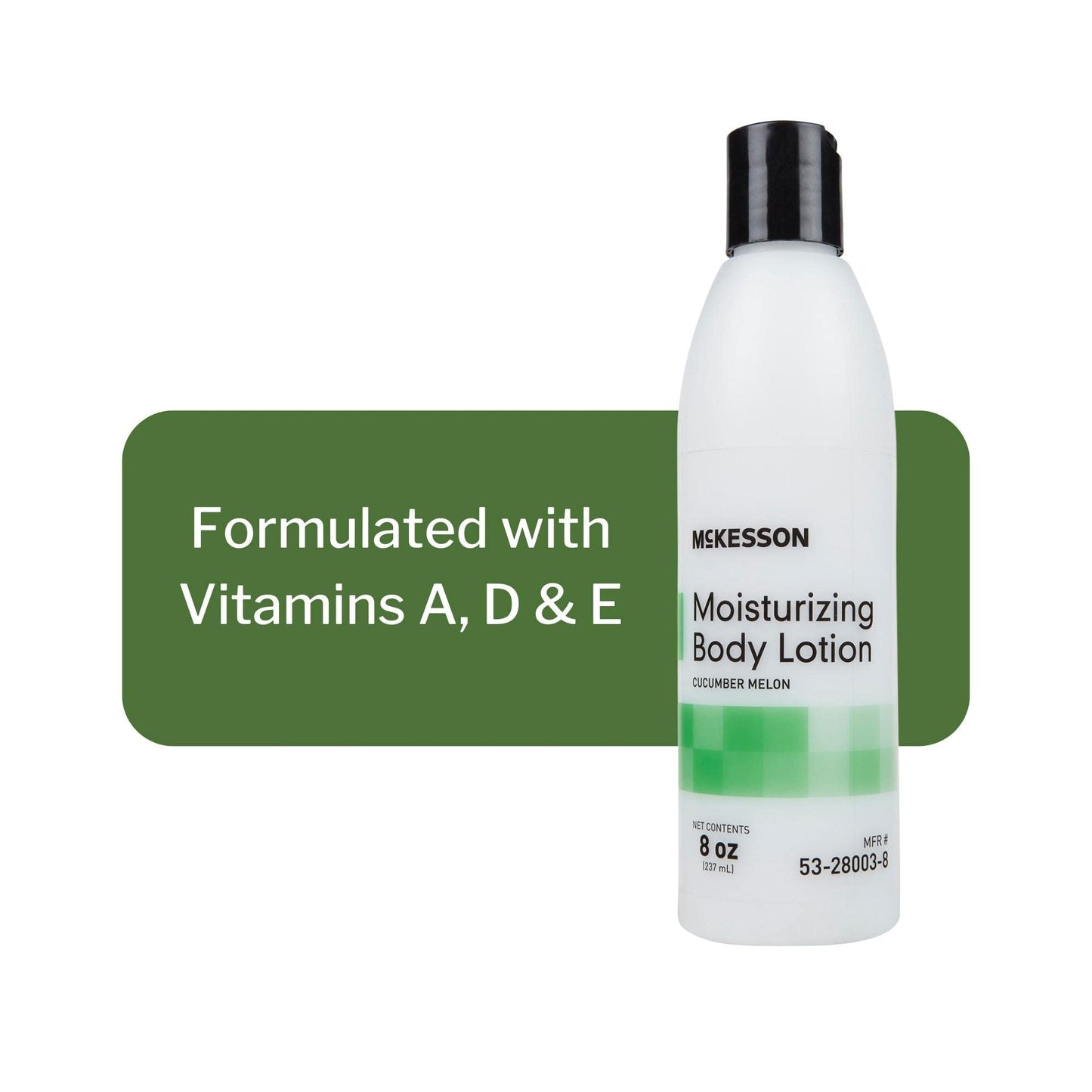 McKesson Moisturizing Body Lotion, Cucumber Melon Scent, 8 oz, 48 Count