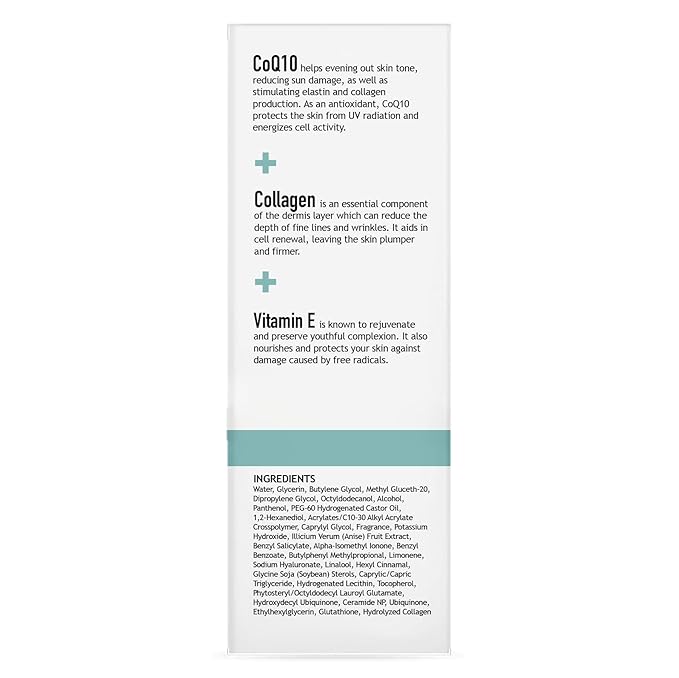 CLARA'S NEW YORK Glycolic Acid Facial Serum with Vitamin E for Exfoliating Smoothing Glowing Face Skin - Made in USA 30ml (1Fl/Oz) (Q10)