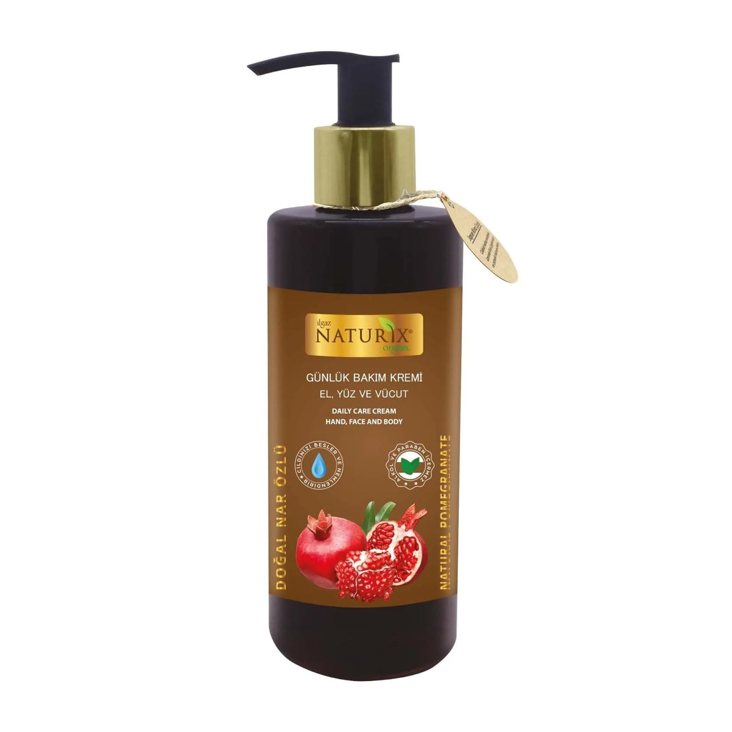 Hand Face and Body Pomegranate Vitamin Cream 8.45 Oz | Nourishing Care Normal to Dry Skin Lotion | Intensive Moisturizer Cream