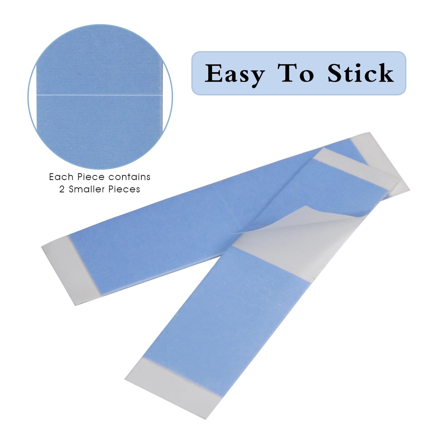 Hairpiece Wig Tape 36pcs Double Sided Adhesive Tape for Toupee Lace Front Wig Strong Hold Waterproof Strips