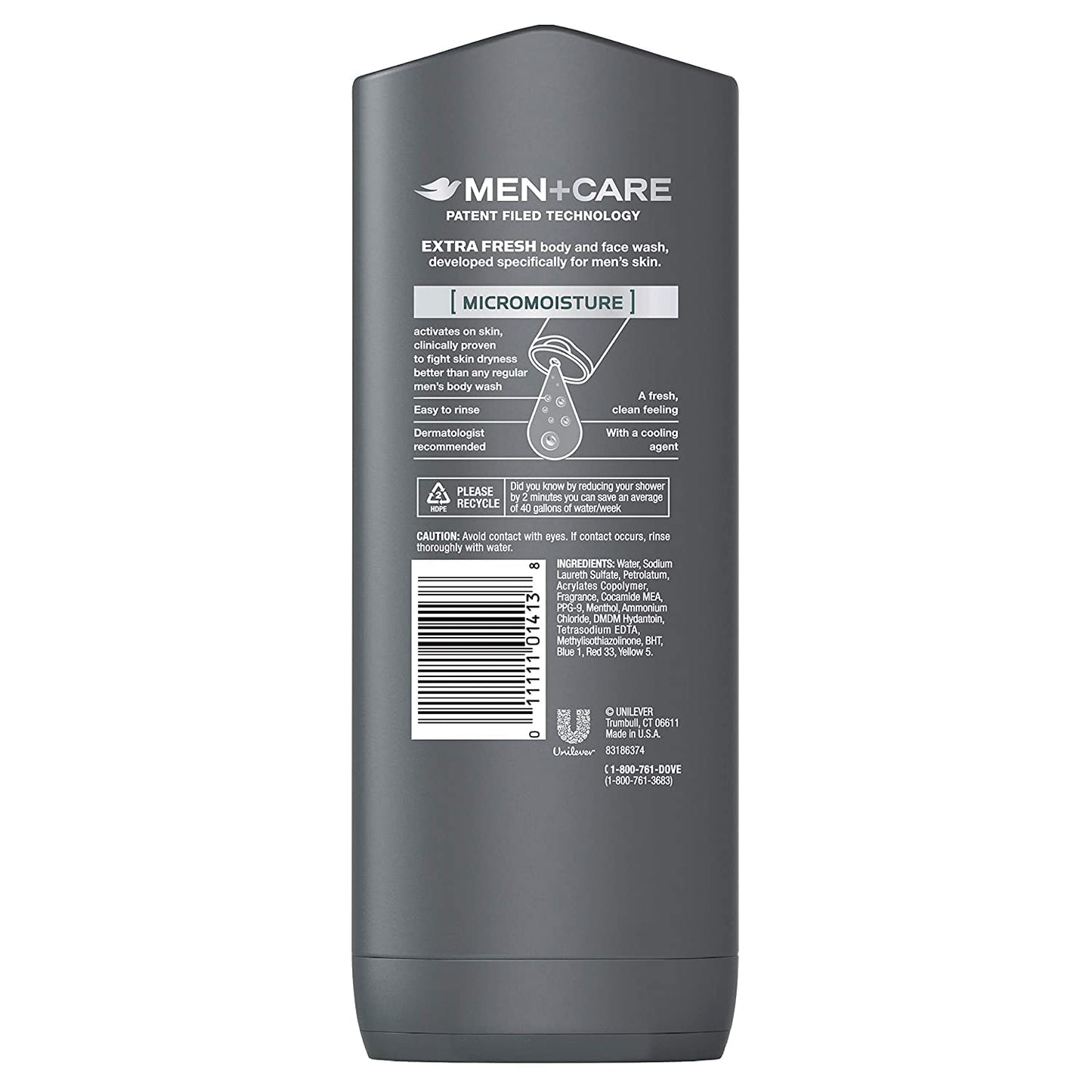 Dove Men + Care Body and Face Wash Variety 3 Flavors - Clean Comfort, Cool Fresh, and Minerals + Sage - 13.5 Oz (400ml), Total: 40.5 Ounce