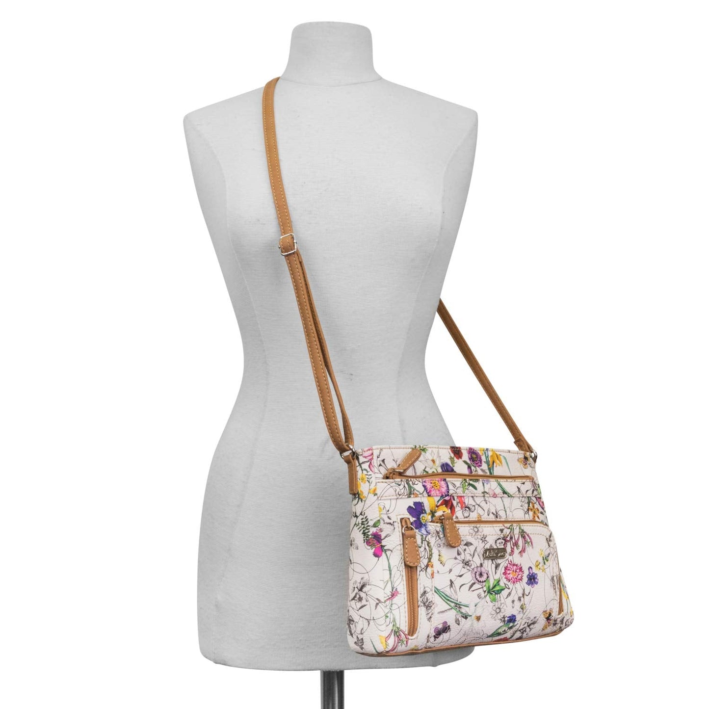 MultiSac Summerville East West Crossbody Bag, Vienna/Hazelnut