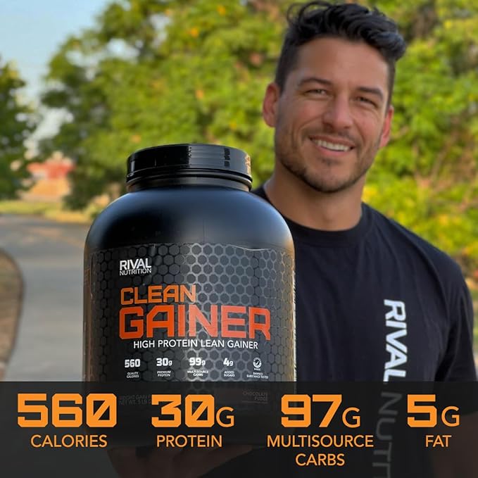 RIVAL NUTRITION Clean Gainer - Soft Serve Vanilla 10 lbs