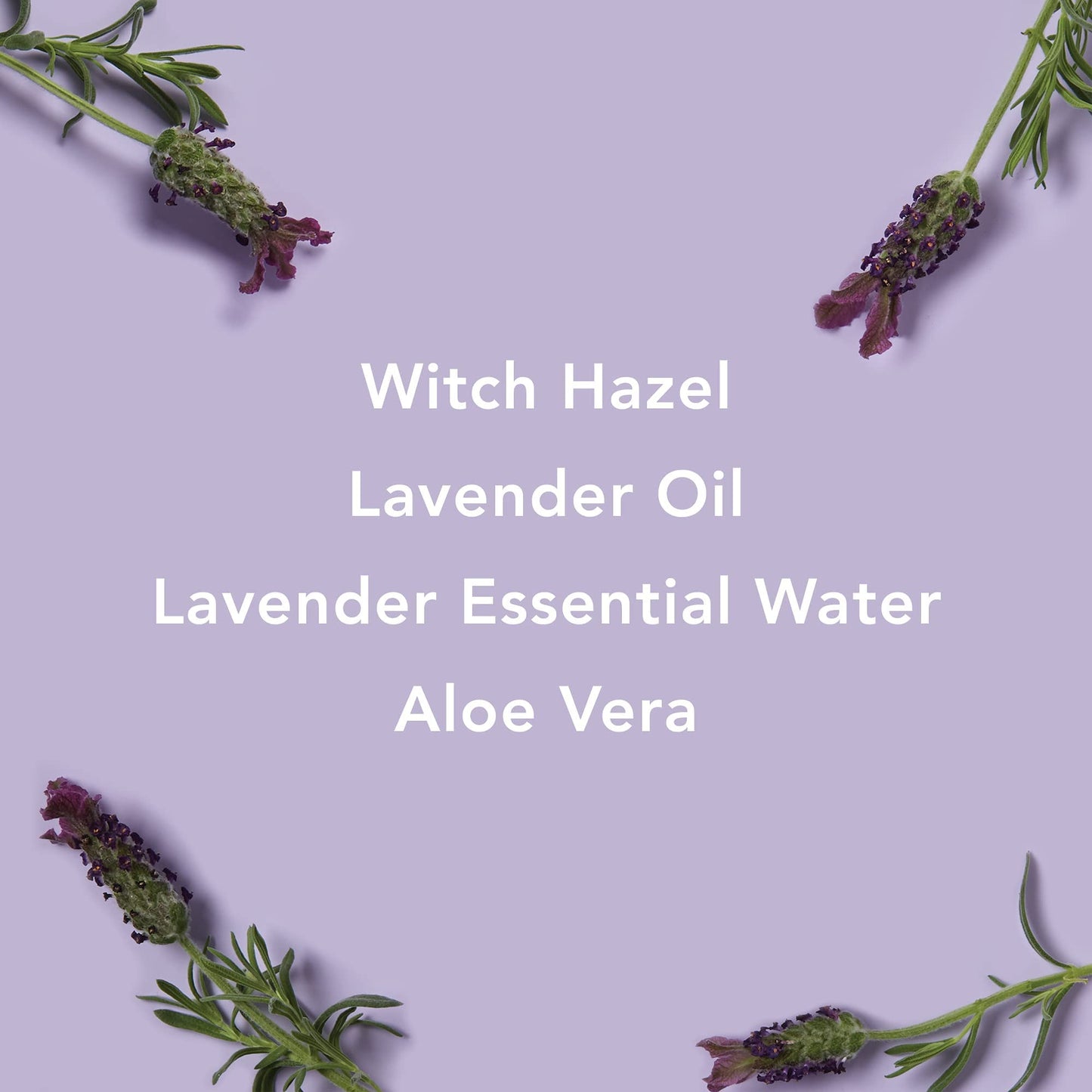 Mario Badescu Alcohol Free Witch Hazel and Lavender Facial Toner for Aging Skin, Infused with Aloe Vera, Face Toner for Combination or Dry Skin, 8 Fl Oz