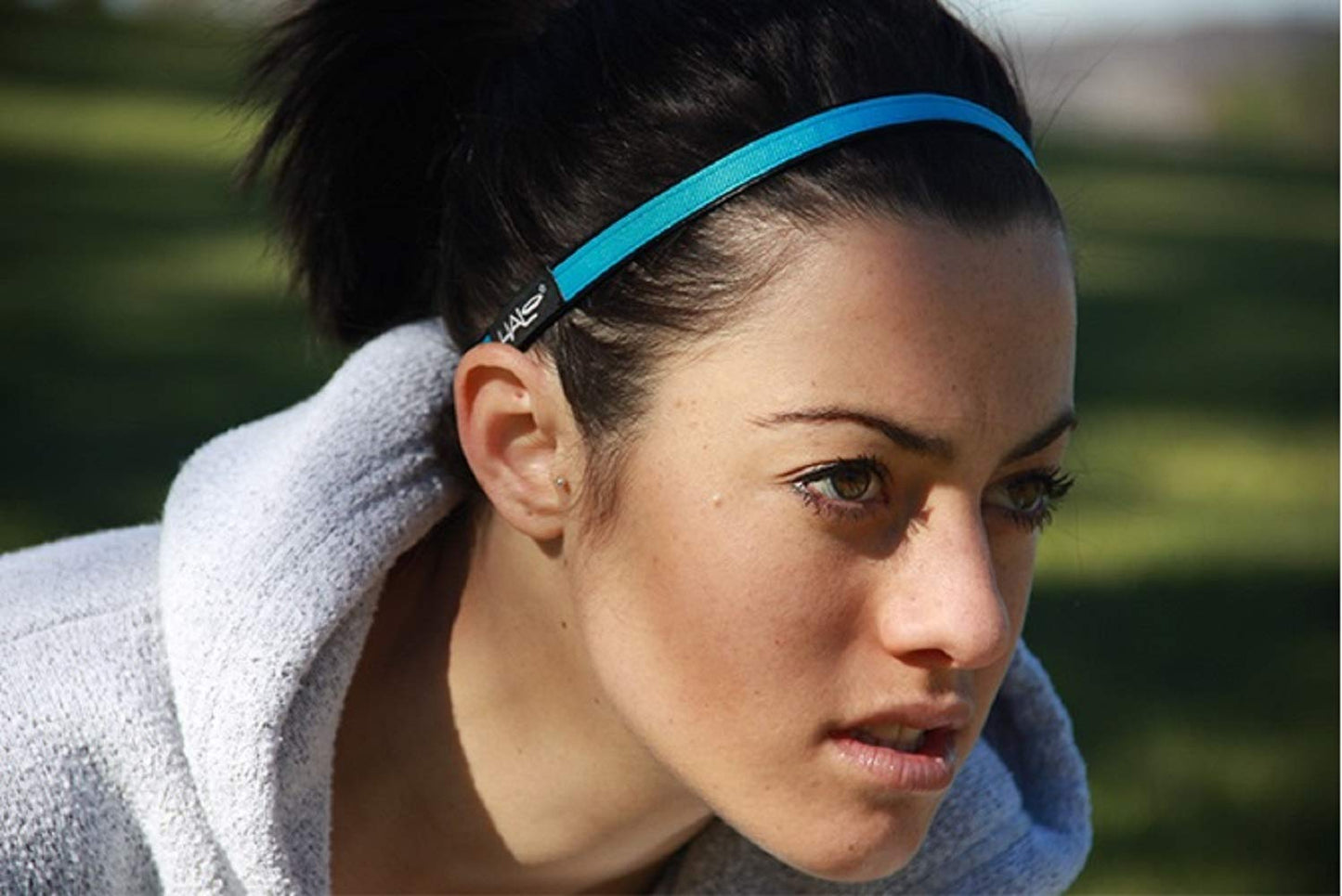 Halo Hairband Headband Sweatband Pink 0.5 inch wide