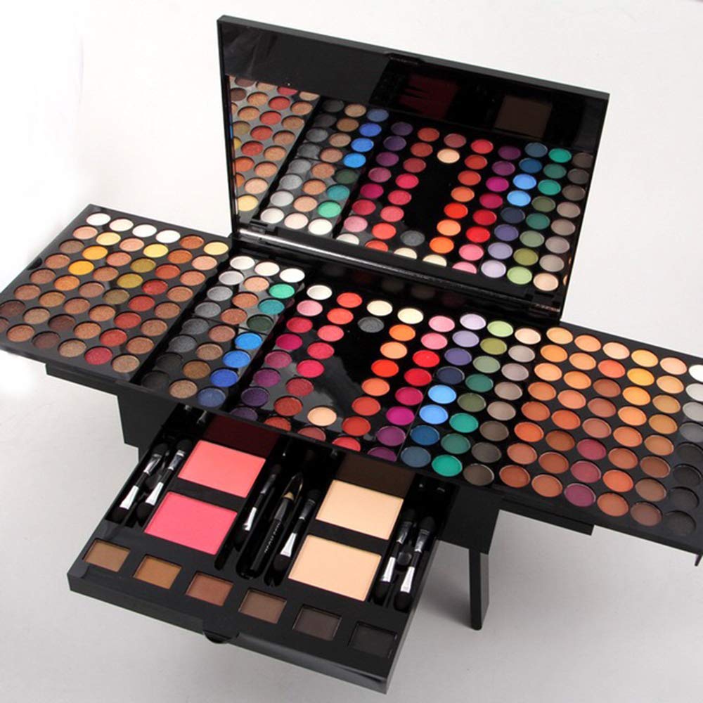 DISAAR BEAUTY 180 Colors Matte Eyeshadow Makeup Powder Blush Brow Powder Eyeliner