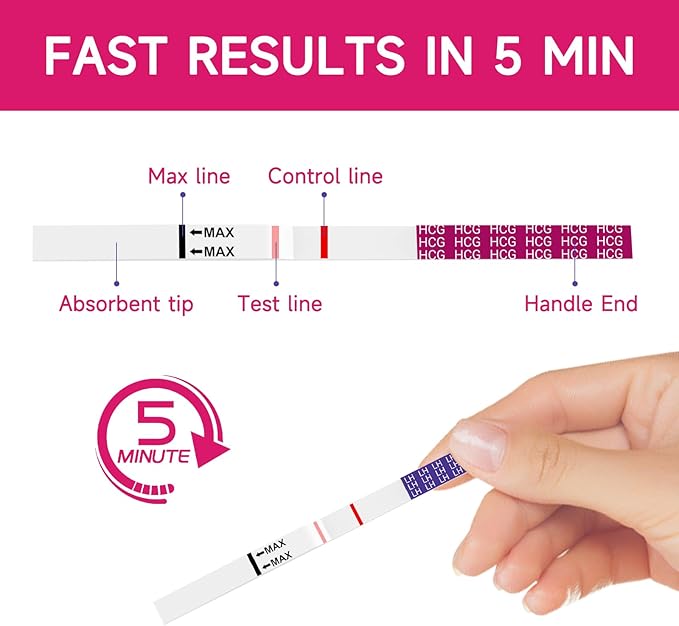 Ovulation Test Strips, 10 Count Pregnancy Test Strips+ 30 Count Ovulation Predictor Kit for Home Detection, Over 99% Accurac,FSA HSA Eligible