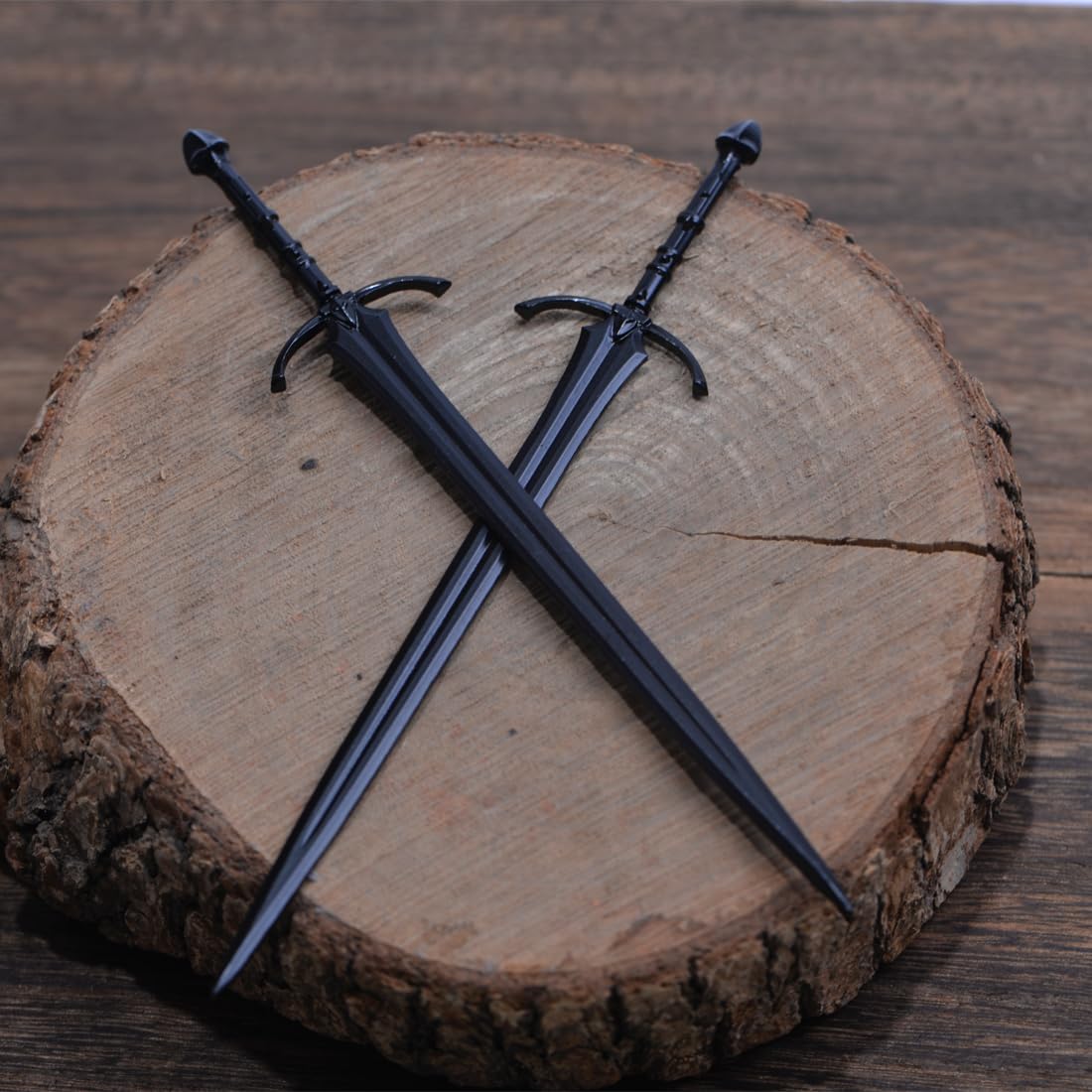 LANGHONG 2PCS Retro Viking Hairpin For Women Sword Hair Pin Hair Styling Pins (SRTL2)