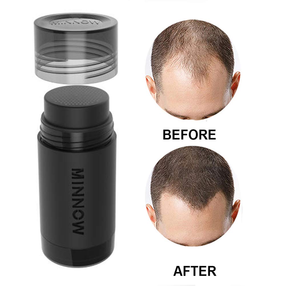 MINNOW Hair Building Fibers,Keratin Hair Fibers Hair Loss Concealer For Thinning Hair Powder Volumizing Based,16grams/0.56oz (MEDIUM BROWN)