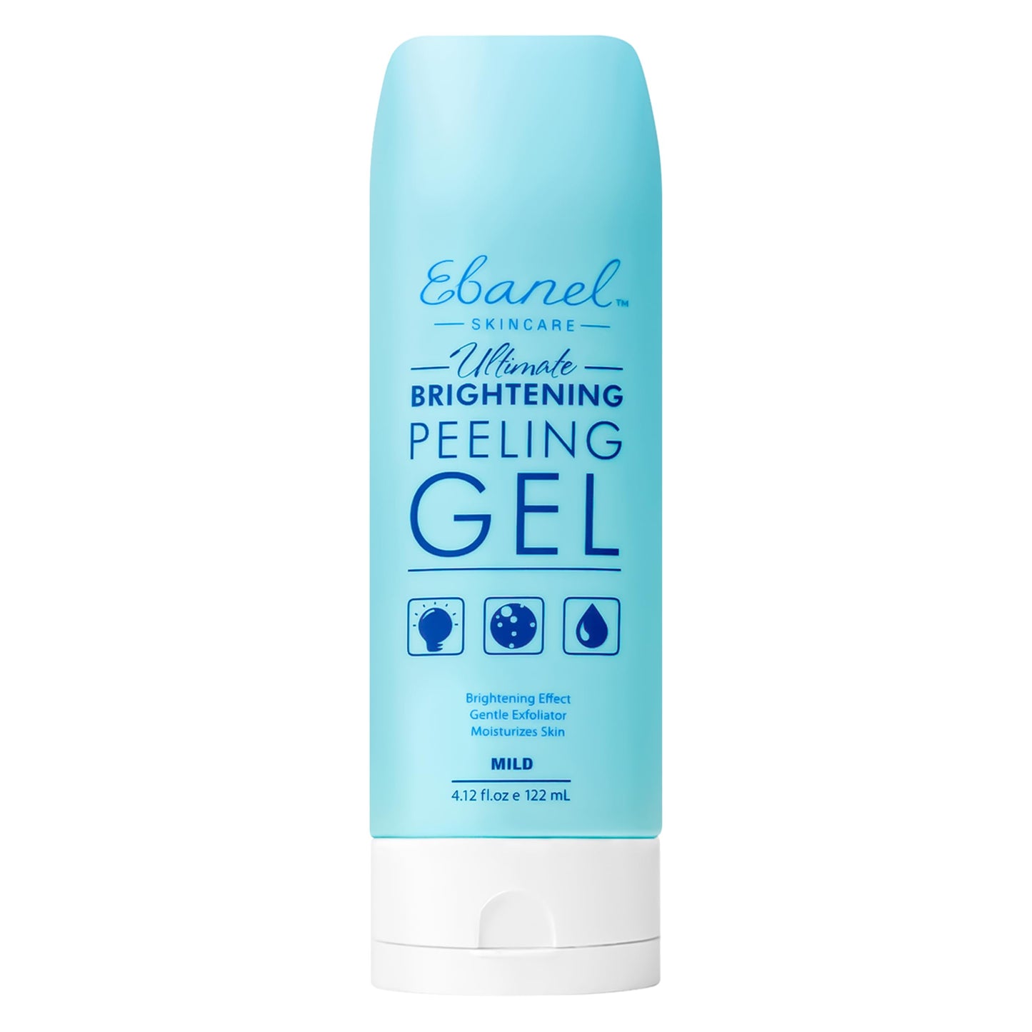 Ebanel Exfoliating Face Scrub Peeling Gel, Brightening Moisturizing Gentle Face Wash, Face Exfoliator Dead Skin Remover with Aloe, Vitamin C, Coconut Oil