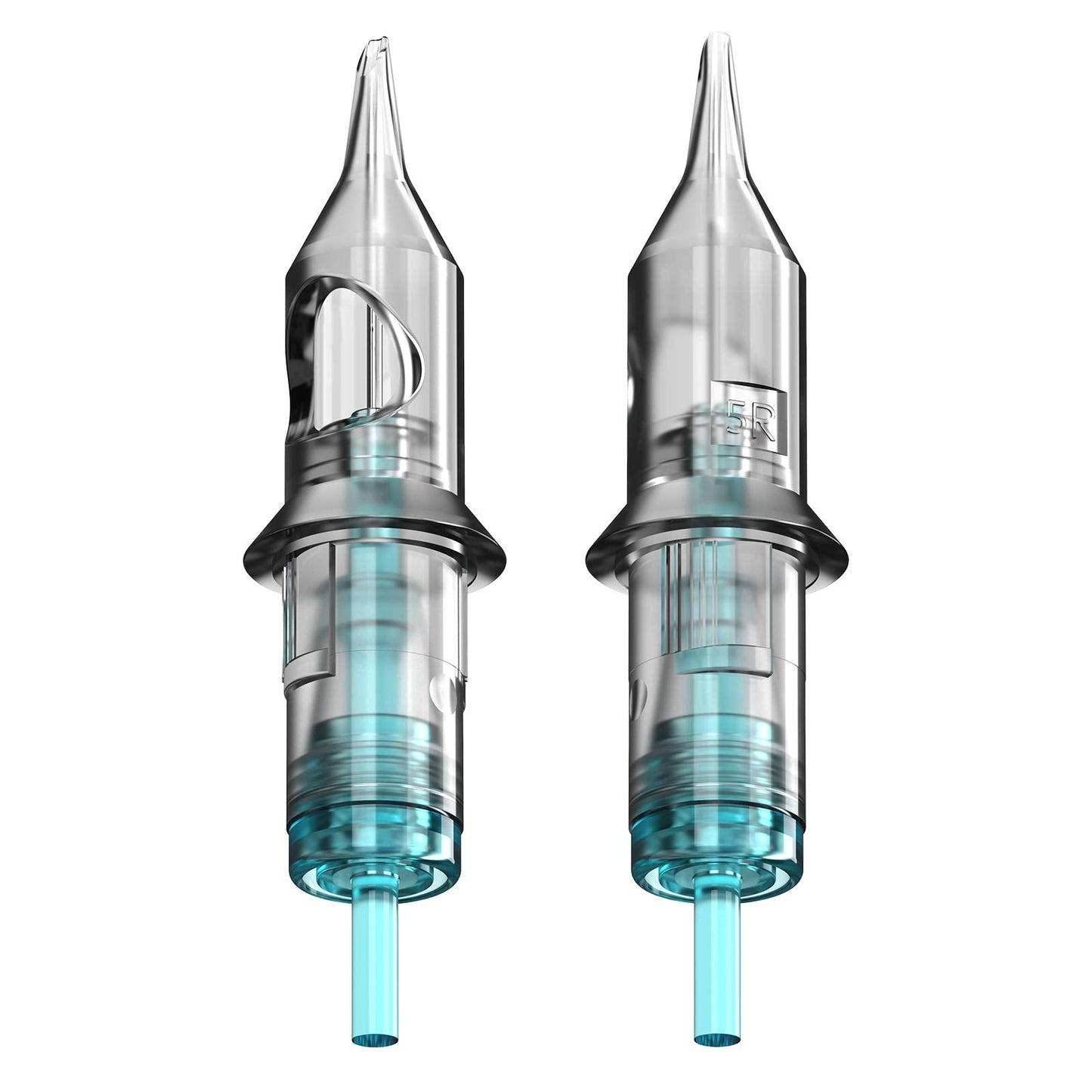STIGMA Aquamarine Knight Tattoo Cartridges #12(11RS) 20Pcs Round Shader 0.35mm Standard M-Taper Disposable Tattoo Needle Cartridges with Membrane EN02B-20-1211RS