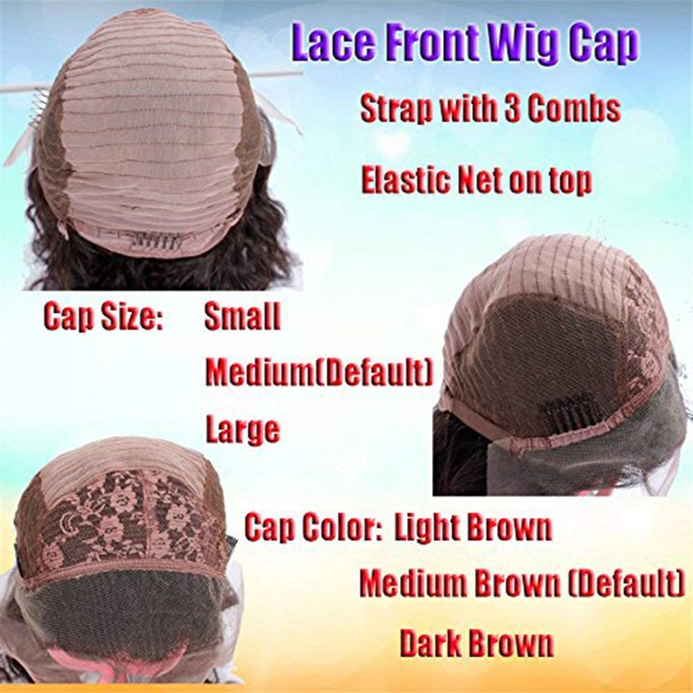 KRN Red Color Brazillian Virgin Human Hair Silky Straight 130% Density Lace Front Wigs Pre-Plucked Hairline Full Lace Wig with Baby Hair for Women (16 Inch, Lace Front Wig)