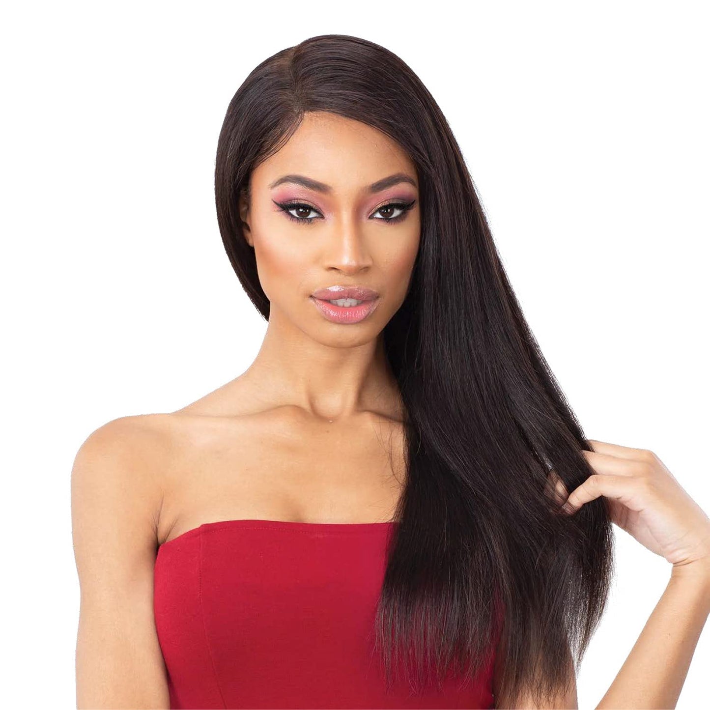 Milky Way Natural Virgin Human Hair Ibiza 13X4 HD Lace Closure Straight (14"-20") (NATURAL [18"])