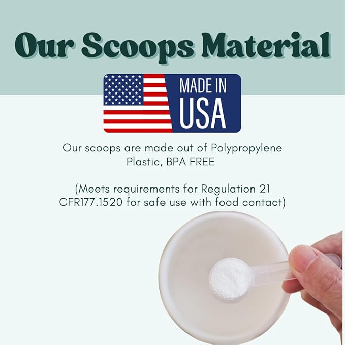 53 mL (1.8 Oz. | 3.58 Tablespoon) Long Handle Scoop for Measuring Coffee, Pet Food, Grains, Protein, Spices and Other Dry Goods (Pack of 25)