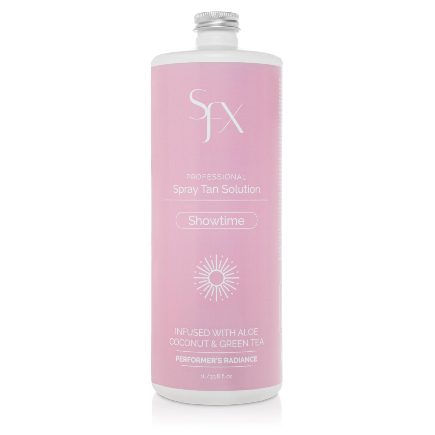 SunFX Spray Tanning Organic Solution For Competition with Beautiful Bronzed Look - Extra Dark Premium One Fits All - Showtime