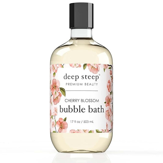 Deep Steep Bubble Bath, 17 oz (Cherry Blossom)