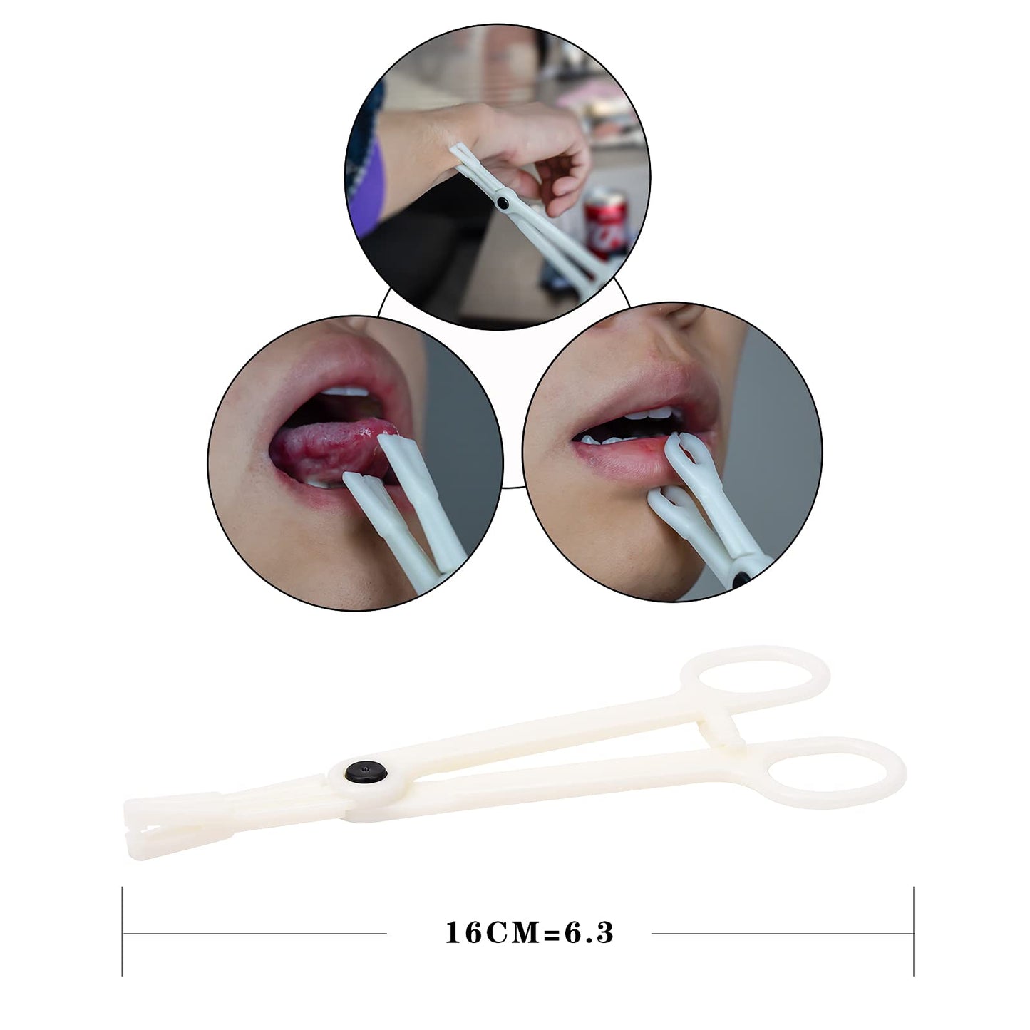 DJCIW 4PCS Disposable Piercing Clamps Set, Septum Clamps Piercing Forceps Piercing Clamps for Belly Navel Ear Piercing Septum Nipple Labret Eyebrow Tongue Nose Piercing