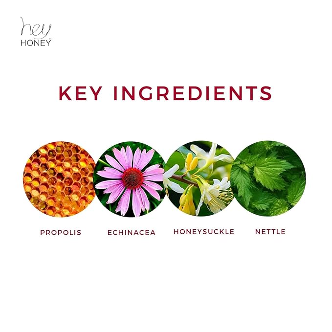 Hey Honey Tone It Up Facial Toner with Propolis Echinacea & Niacinamide | Soothes Skin Redness Hydrates & Restores Skin Barrier | Alcohol-Free Toner for Sensitive & Rosacea-Prone Skin | 5.0 oz