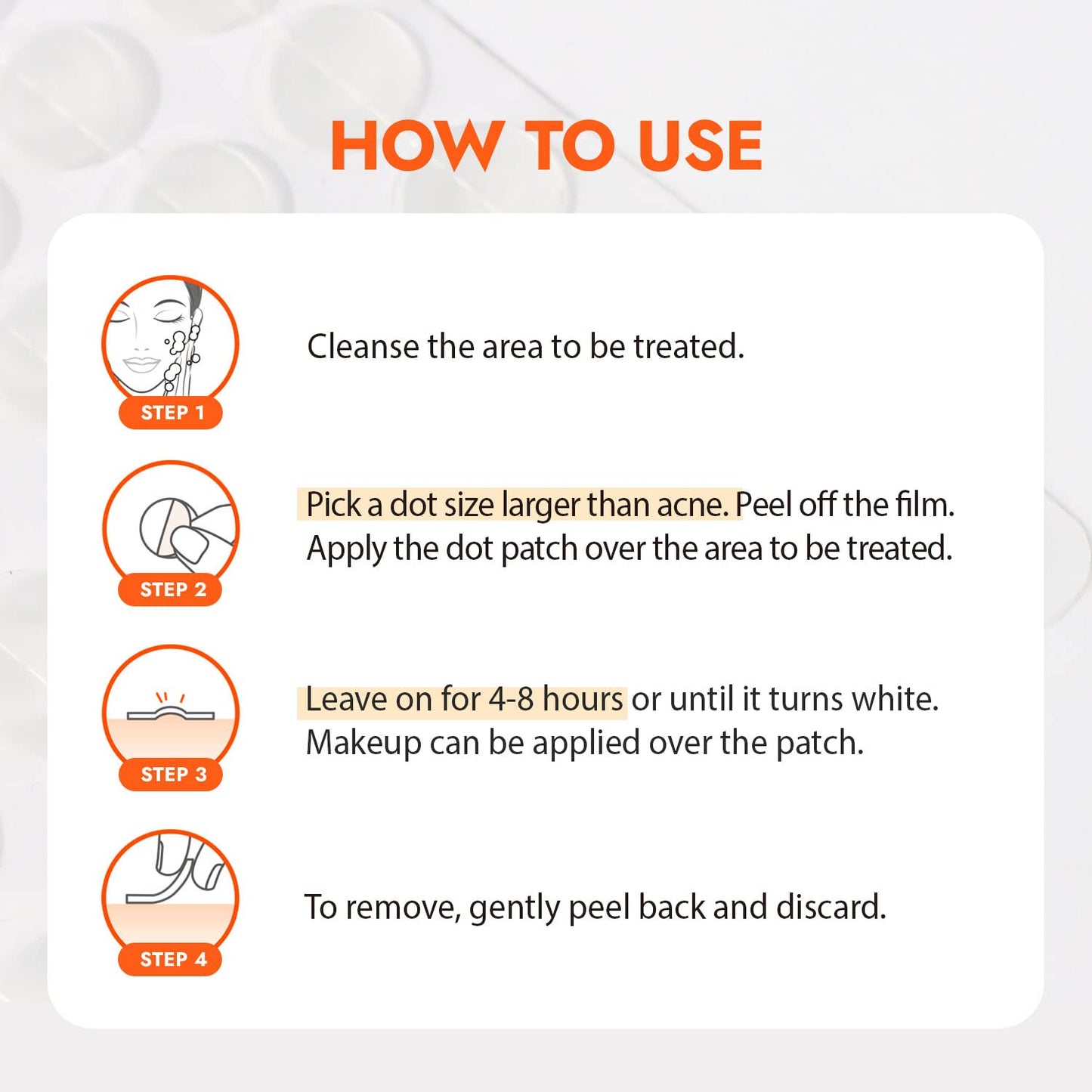 Epielle Over-Zit Acne Clear Patches | Ultimate Hydrocolloid Solution | 138 Acne and Blemish Patches for Clear Skin