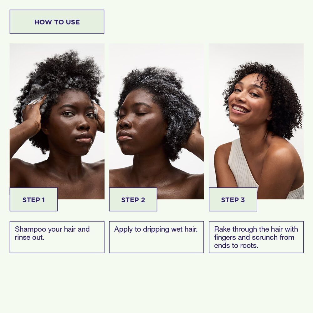 Maria Nila Coils & Curls Oil-In-Cream, 3.4 Fl Oz, For Curly & Wavy Hair, Jojoba oil to Stay Hydrated while Washing, Shea butter for Curl Enhancement, 100% Vegan
