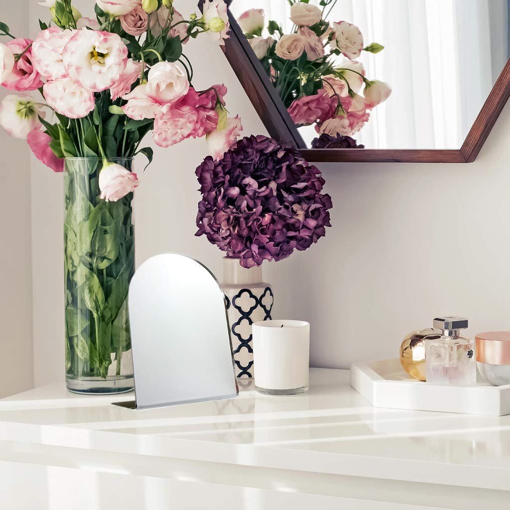 SOURCEONE.ORG Premium Acrylic Counter Top Mirror - Cosmetics Counter Display