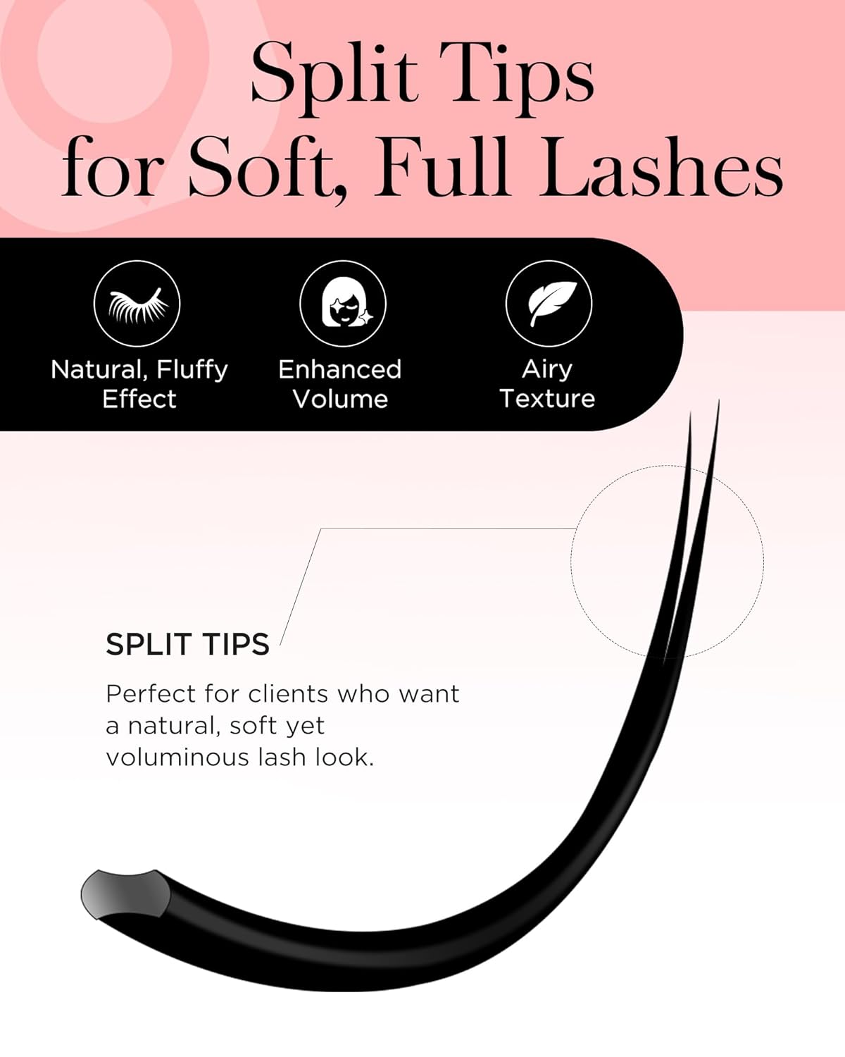 BEYELIAN Flat Eyelash Extension, Ellipse Lash Extensions 0.20 C Curl 13mm 16 Rows Matte Black Eyelash Extension Supplies Classic Lash Extensions Individual Eyelashes Salon Use