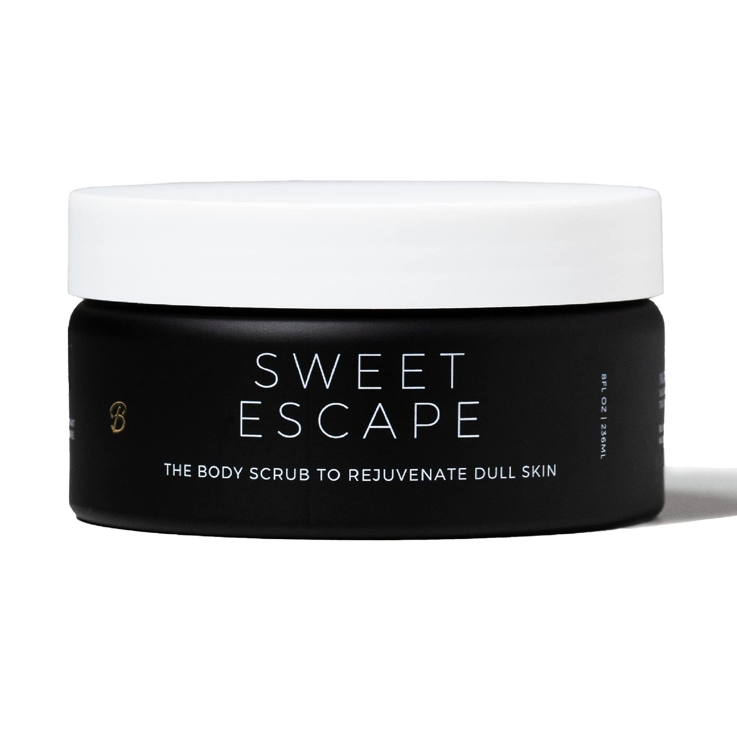 Bushbalm Nude to Prevent Ingrown Hairs, Bushbalm Bermuda to Remove Dark Spots and Bushbalm Sweet Escape to Rejuvenate Dull Skin - Exfoliating Scrub for Soft and Glowing Skin, 236 ml each
