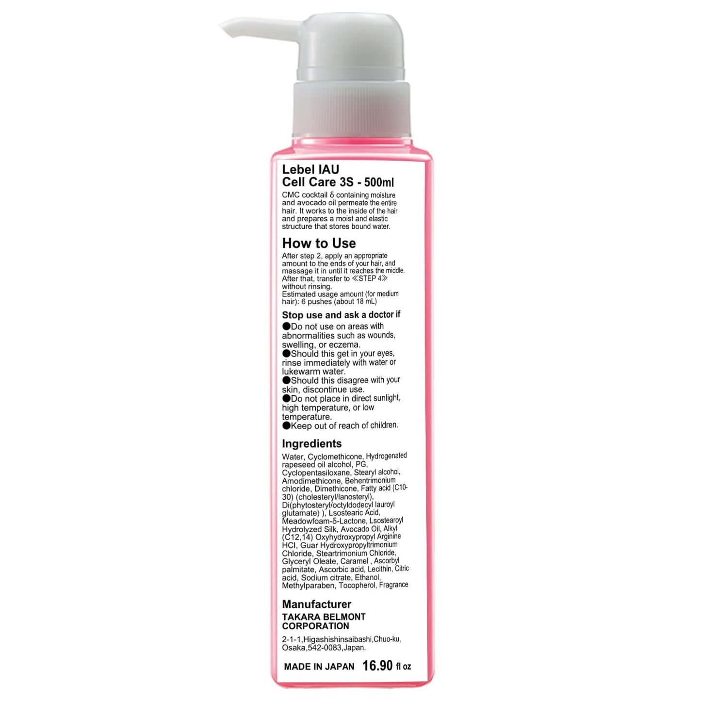 Lebel IAU Cell Care 3S - 500ml