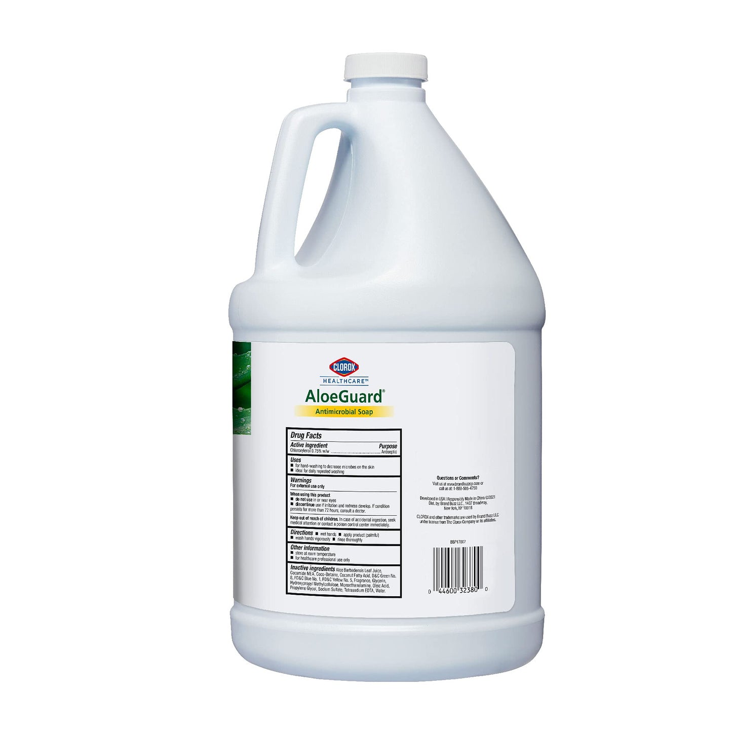 Clorox Healthcare AloeGuard Antimicrobial Soap, 1 Gallon Bottle | Antimicrobial Hand Soap for Healthcare Professionals | Handwashing Soap, Liquid Hand Soap